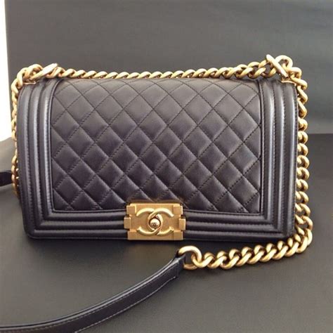 boy chanel bag gold hardware